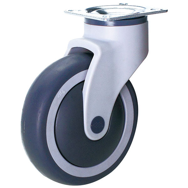 Rotelle MEDPB di ricambio - Ruote in gomma termoplastica (tpr) grigia con nucleo in polipropilene - RUOTE PER COLLETTIVITA' - PER MOBILIO Rotelle MEDPB di ricambio - Ruote in gomma termoplastica (tpr) grigia con nucleo in polipropilene - RUOTE PER COLLETTIVITA' - PER MOBILIO
